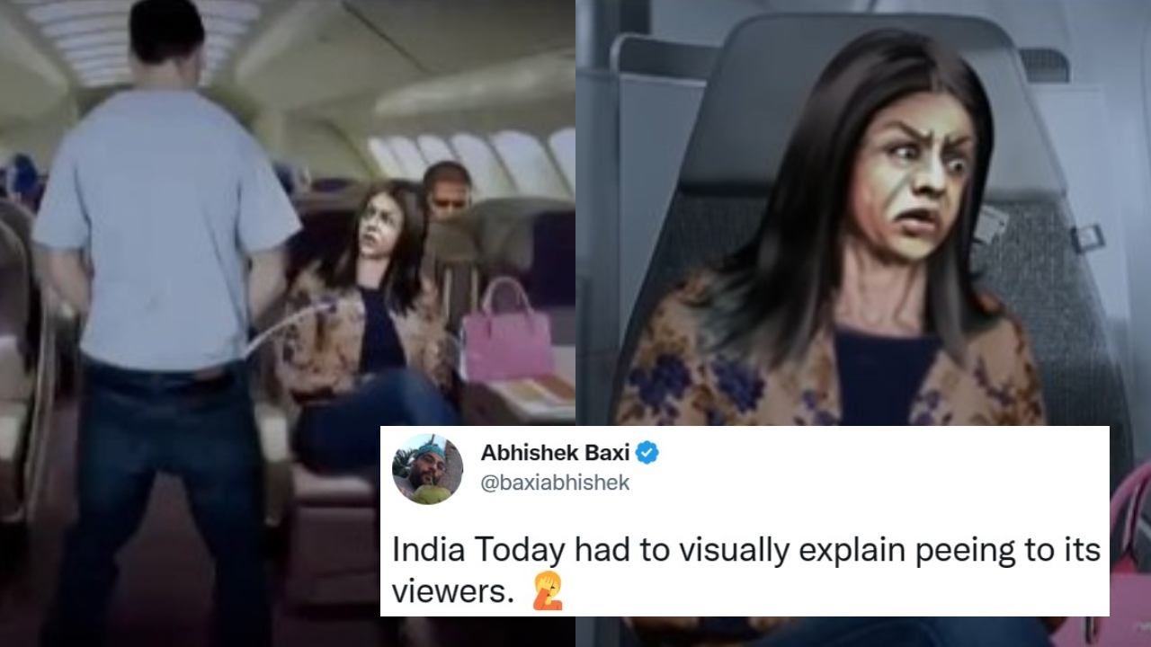 India Today Makes Graphic Video Of Man Peeing On Passenger