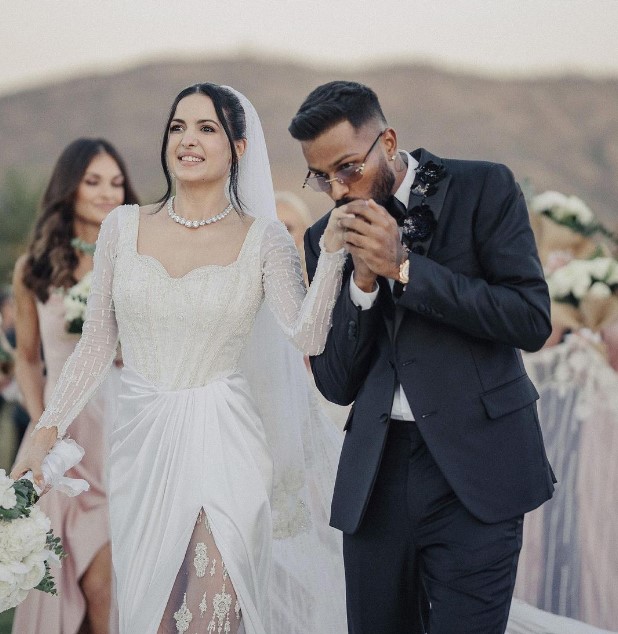 Hardik Pandya, Nataša Stankovic Renew Their Wedding Vows