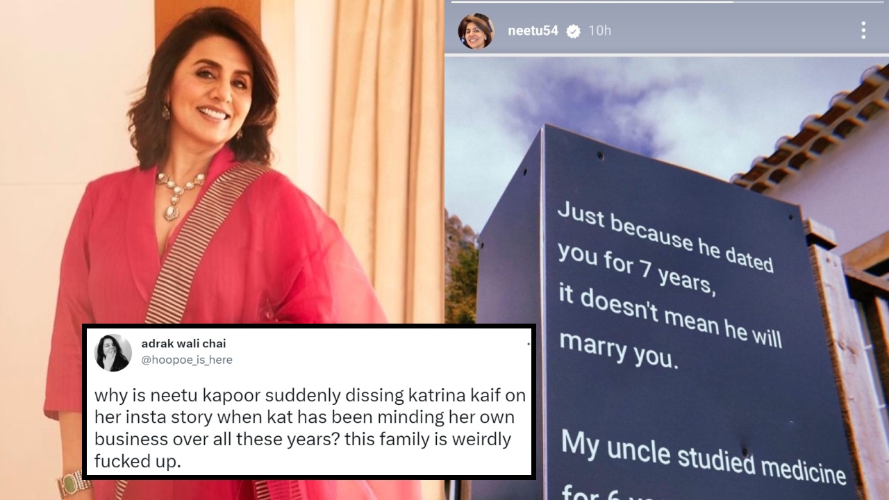 Twitter Thinks Neetu Kapoor Took A Dig At Katrina With IG Story