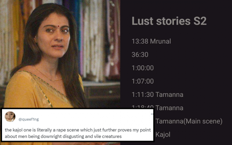 800px x 500px - Time Stamps Of Women's Sex Scenes In Lust Stories Shared