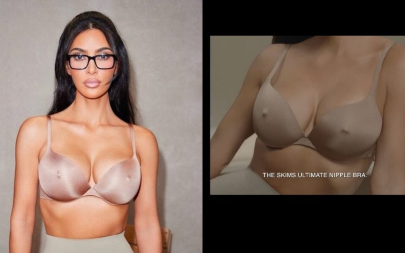 Kim Kardashian introduces a bra with a raised NIPPLE to make sure a woman  is always 'perky': 'No matter how hot it is you will always look cold